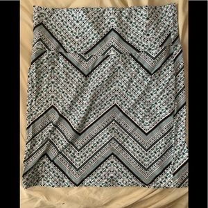 Charlotte Russe patterned mini skirt. NWOT
